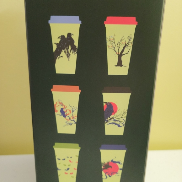 Starbucks reusable hot Halloween glow in the dark cups - Picture 2 of 2